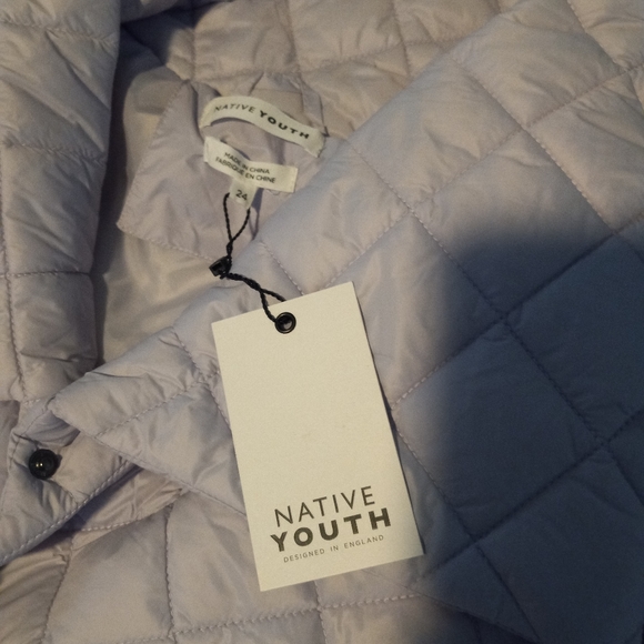 NATIVE YOUTH Oversized Longline Padded Coat Sz 24 - Picture 4 of 4